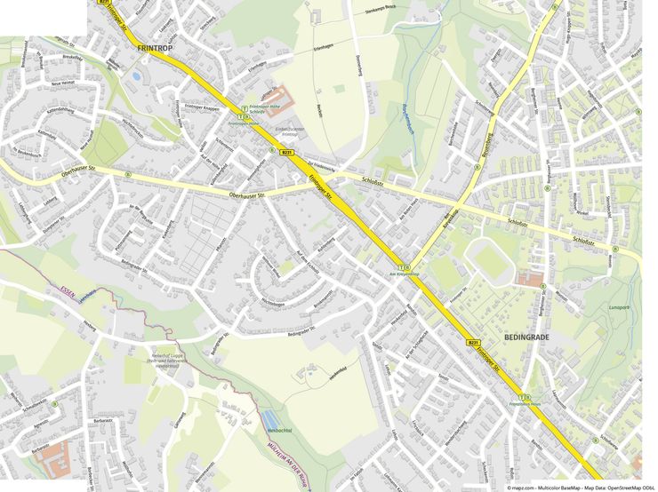 Geolyzer Kartenausschnitt