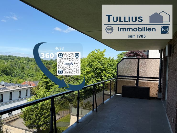 Blick vom Balkon
