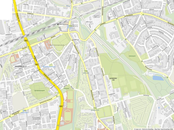 Geolyzer Kartenausschnitt