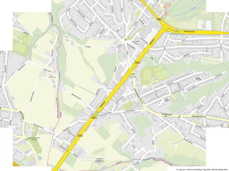 Geolyzer Kartenausschnitt