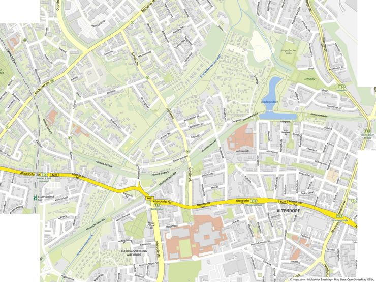 Geolyzer Kartenausschnitt