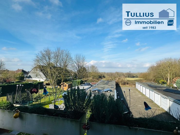 Blick vom Balkon